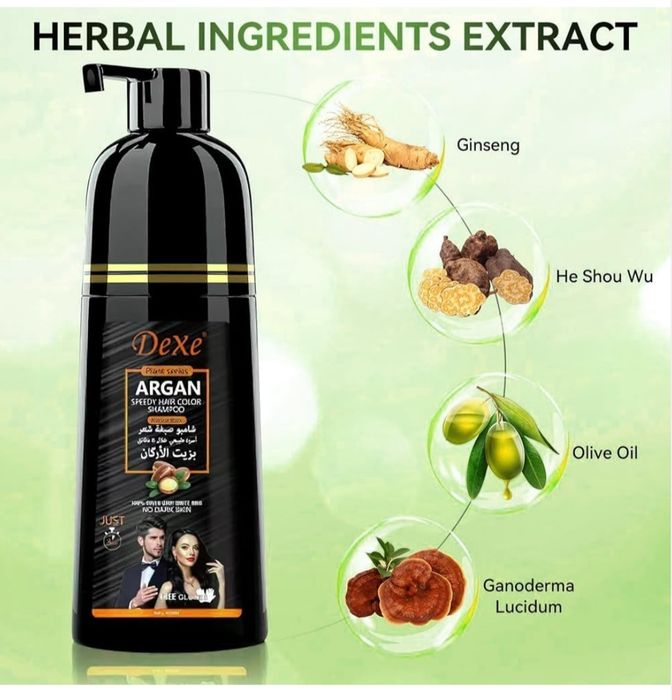 Dexe Argan шампунь крем краска для волос
