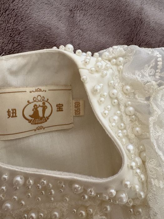 белое платье для девочки