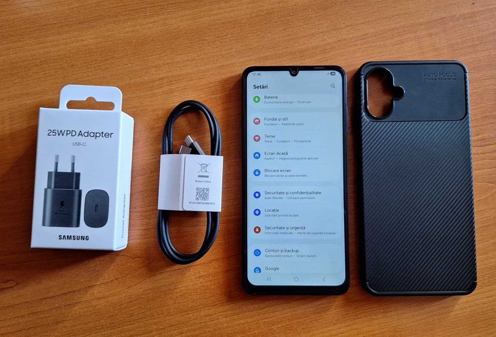 Telefon SAMSUNG Galaxy A06 + Folie Protecție + Husă