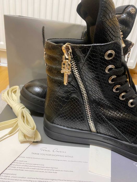 Rick Owens Python Geobaskets