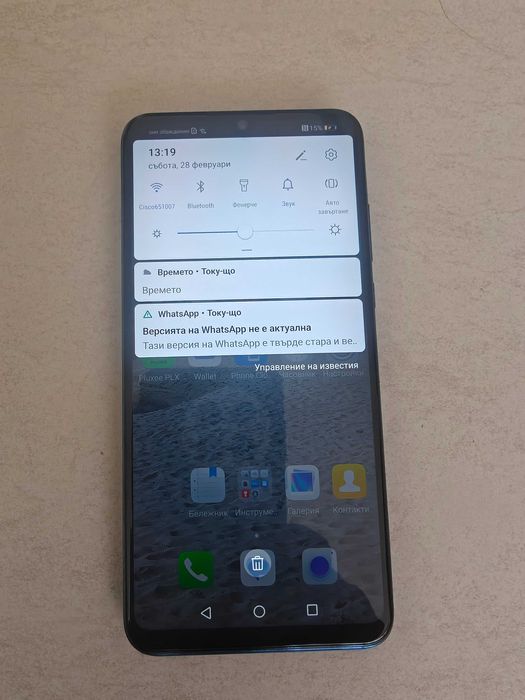 Продавам Смартфон Huawei P30 light, комплект с нови протектори