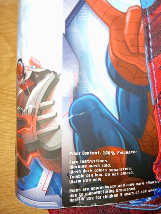 Комплект пердета на Спайдърмен