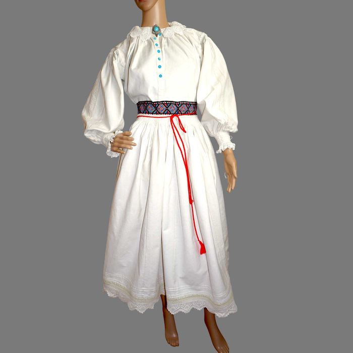 Costum popular autentic Transilvania, ie veche si poale ARAD S-M