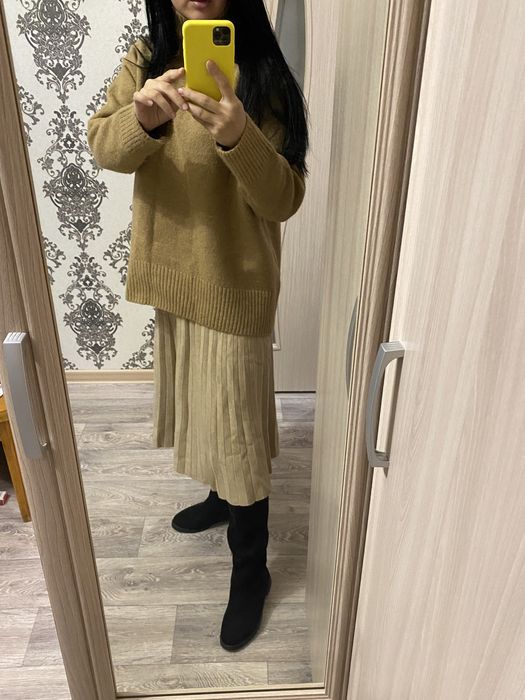 Новая юбка теплая