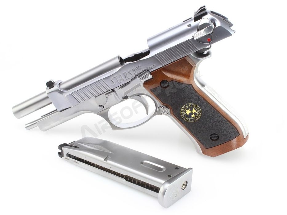Pistol AIRSOFT Beretta M92 Full Auto Argintiu + Accesorii cadou
