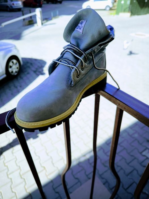 Ghete Timberland piele naturala 37,5;23,5cm nu Nike Adidas