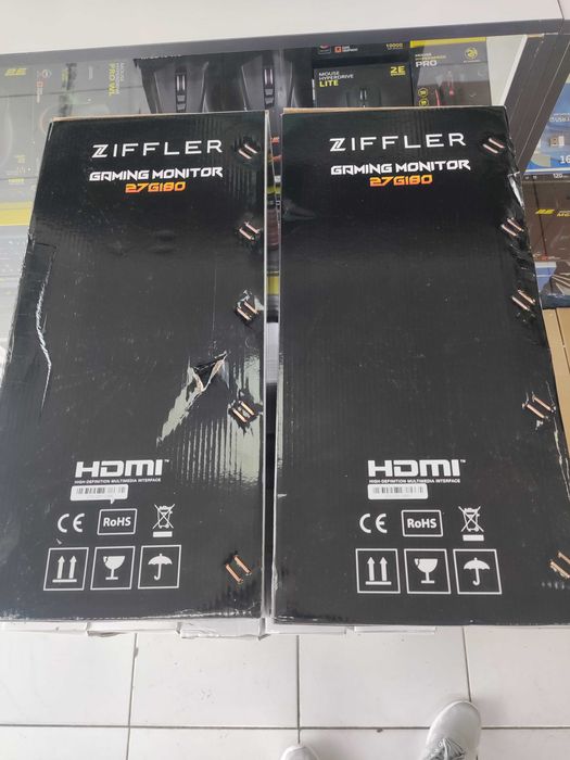 Монитор 27" Ziffler G180 Curved LED (DP+HDMI), 180Hz FullHD НОВЫЙ