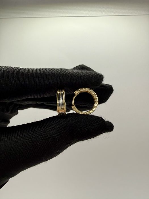 Золотые серьги 585 | 3,55 гр. Bulgari | Булгари