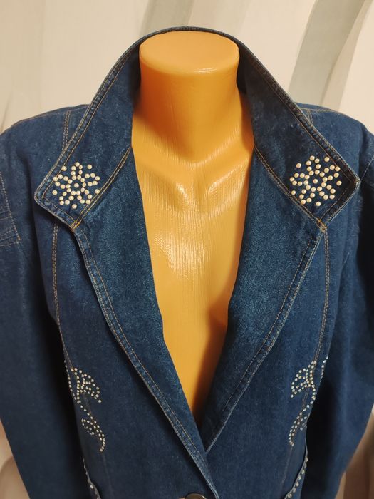 Geaca denim Vidudress bumbac