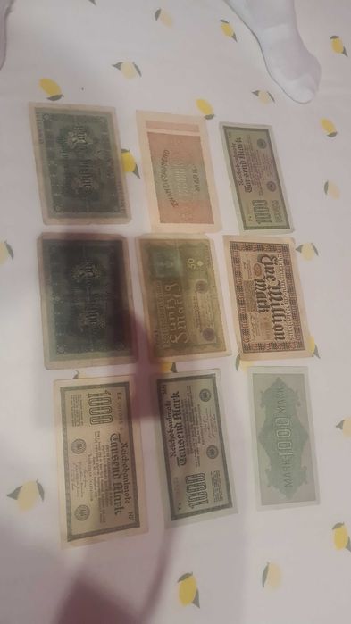 Bancnote vechii din anul 1900