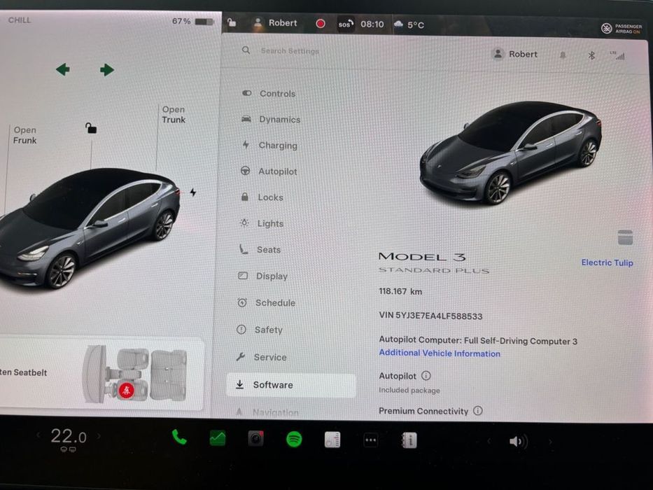 Tesla Model 3 Tesla Model 3 SR+, garantie baterie Decembrie 2027
