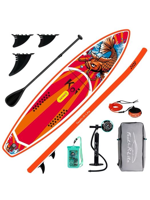 Доска  Funwater SUPFR01E 2023, 350 красный