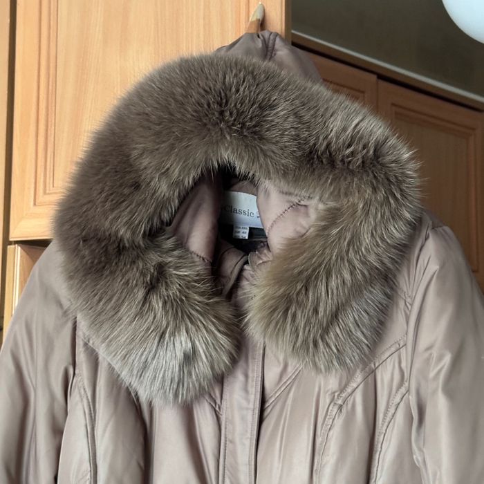 Зимний пуховик 54 размера.