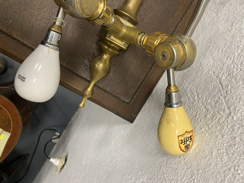 Белгийски бирени кранове с порцеланови дръжки кран за бира от месинг