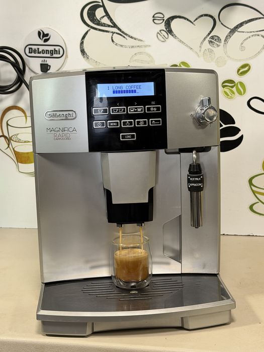 Кафемашина кафе автомат delonghi RAPID с гаранция