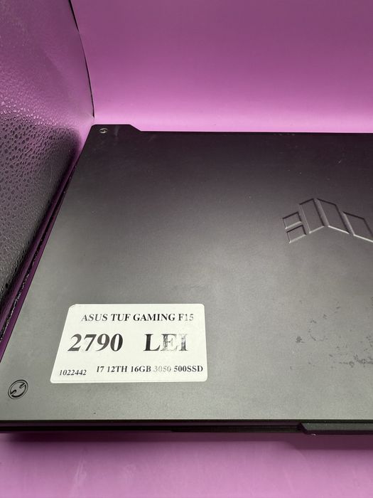 Asus TUF Gaming F15 I7 12TH 16GB 3050GTX •Amanet Matei Crangasi•10244