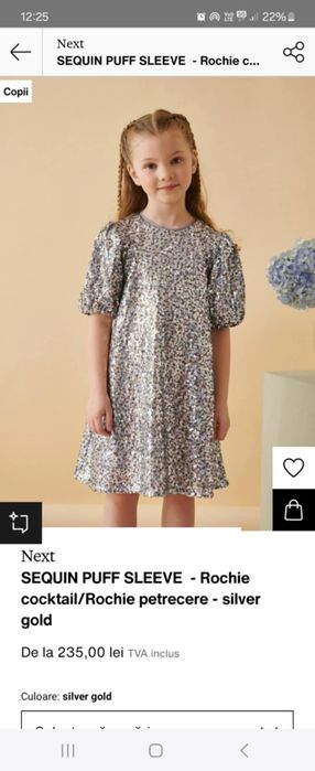 Rochiță ocazie/nunta Next (zara,h&m, gap