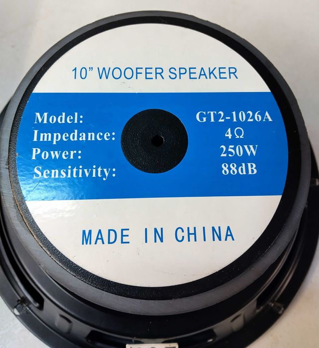 2 бр. 10" бас говорители