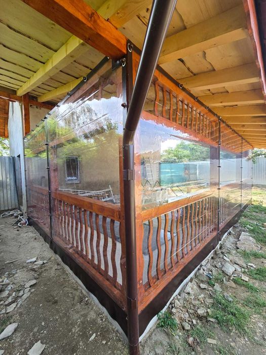 Folie terasa transparenta, folii terase si foisoare