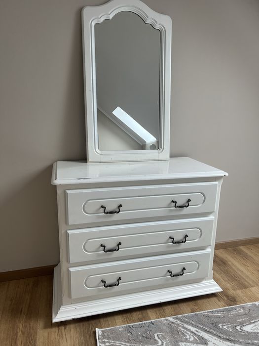 Comoda+oglinda lemn masiv