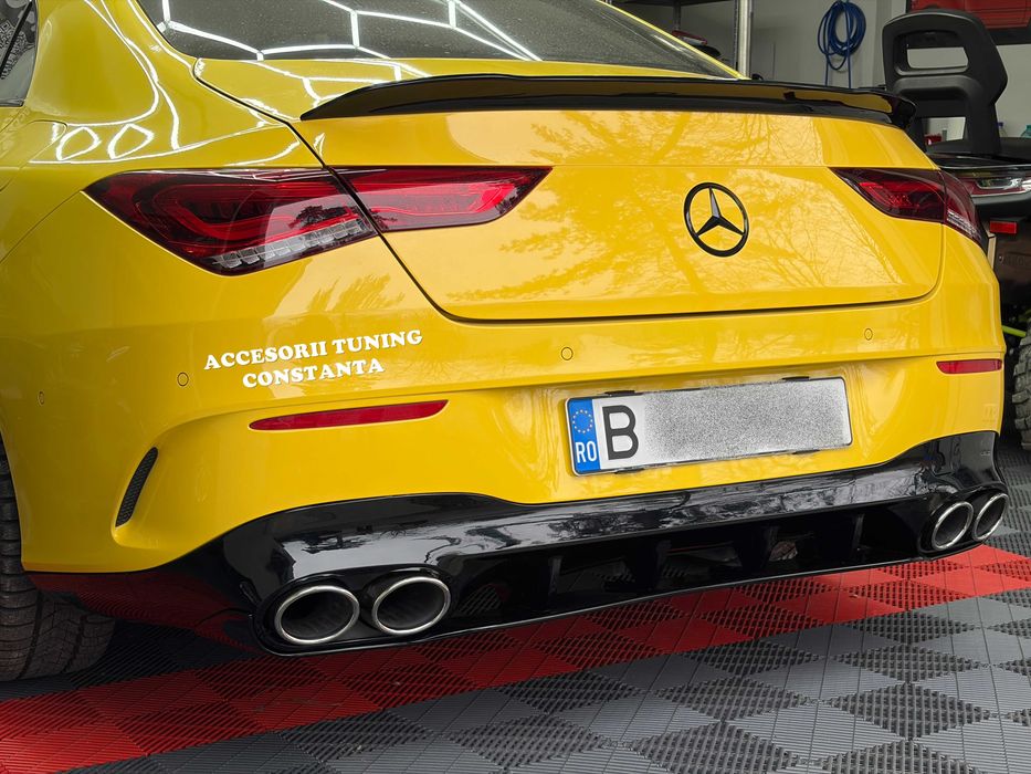 Difuzor Bara Spate cu Ornamente Evacuare - Mercedes CLA W118