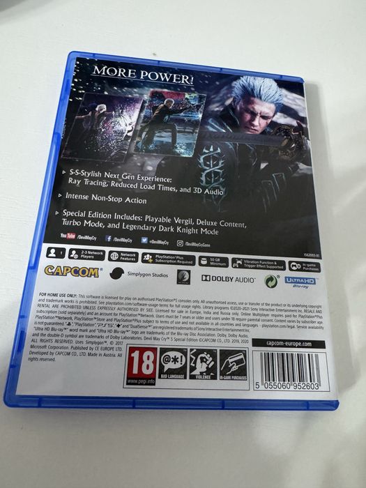 Диск Devil May Cry 5 Special Edition PS5
