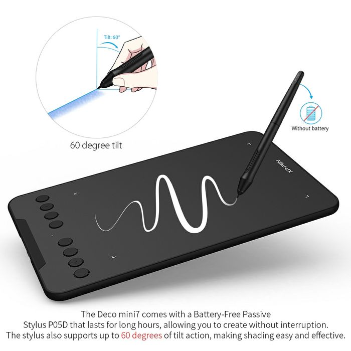 Абсолютно новый, запечатанный графический планшет XP-PEN Deco mini7