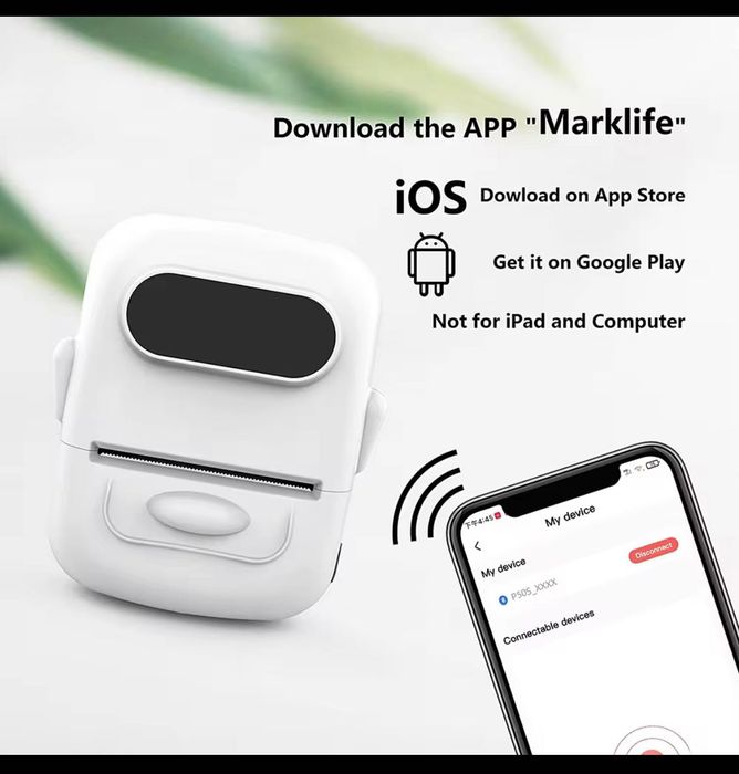 Mini imprimantă etichete P50