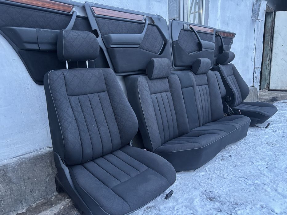 Салон мерседес 124 сиденье карты комплект