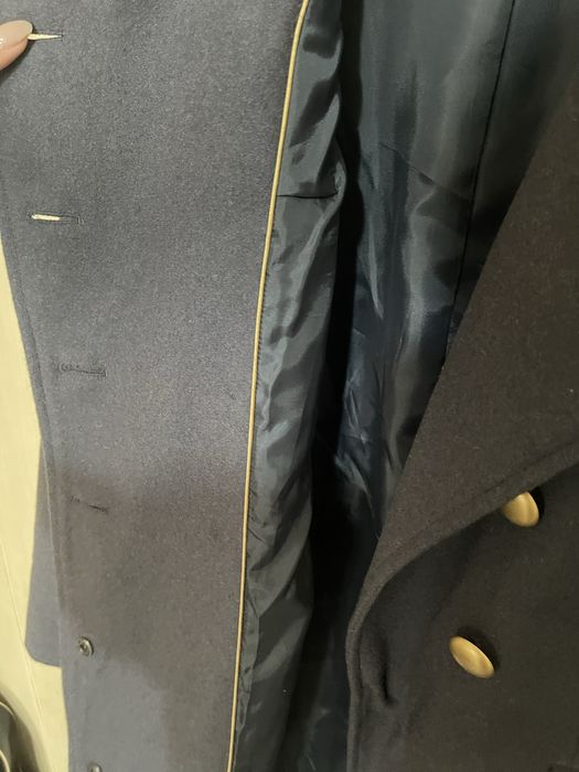 Пальто новое темно серое
