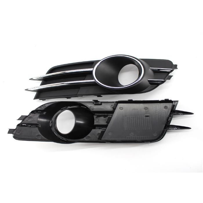 Set grile proiectoare crom cu ACC decorativ pt Audi A6 4G