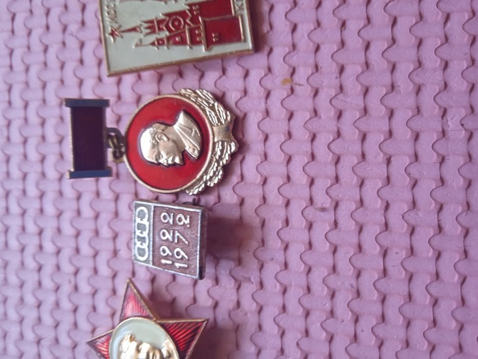 Значки СССР Москва Ленин Оригинални.