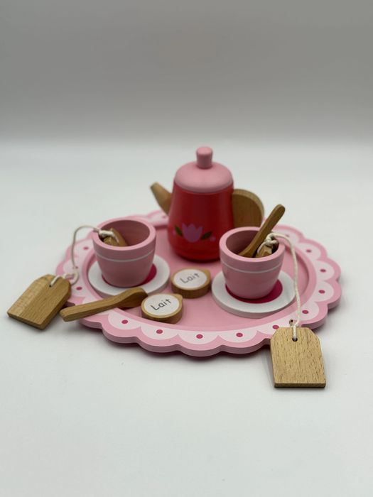 Чайный набор детский деревянный игрушечный