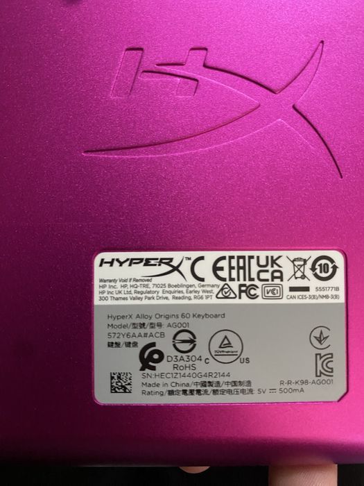 HyperX Alloy Origins 60 Hyperx Pulsefire Haste klaviatura mishka 2 tas