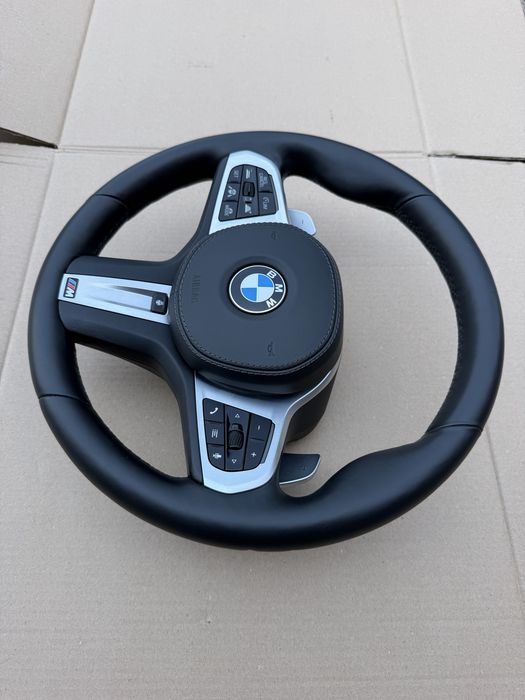 Volan + Airbag BMW Seria 5 G30 G31, Seria 7 G11 G12, X5 G05, X6 G06, X7 G07 M : Incalzire / Vibratii / Padele