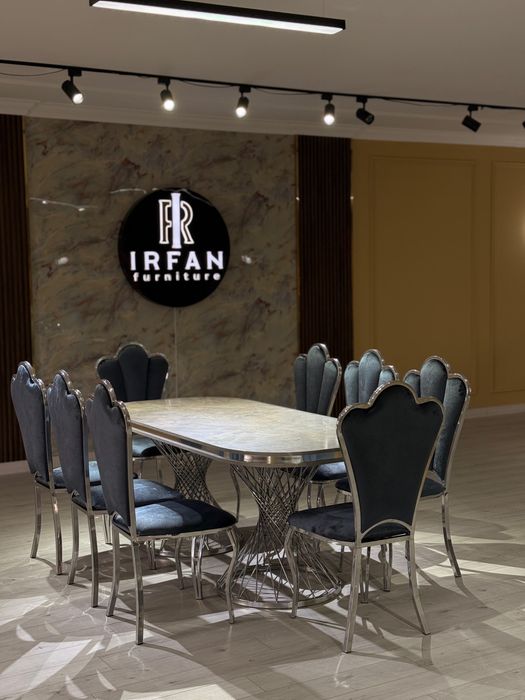 Элитный обеденный стол с комплектом стульев