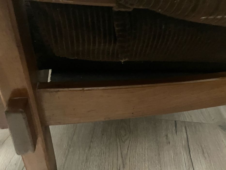 Fotoliu lemn tapitat