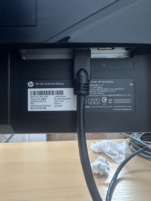 Монитор HP 24 дюйма, 144 гц