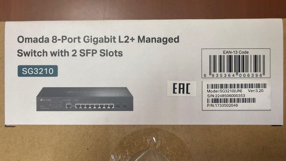 Продам новый  TP-link(SG3210)OMADA L2+