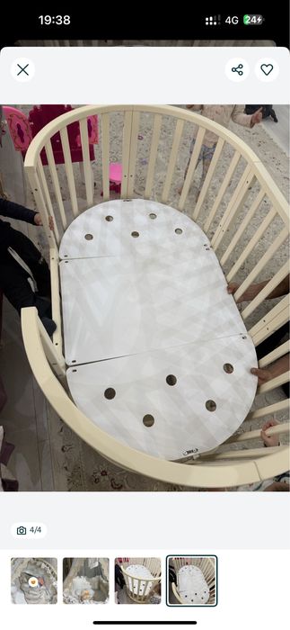 Манеж трансформер в клмплекте матрас