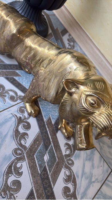Tigru Bronz  6Kg / 65Cm Antichitati