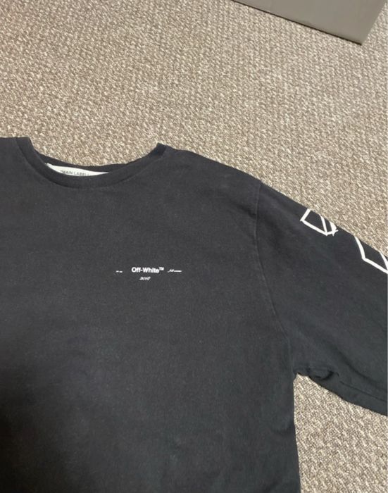 Pulover Off White longsleeve marime M fit S-M