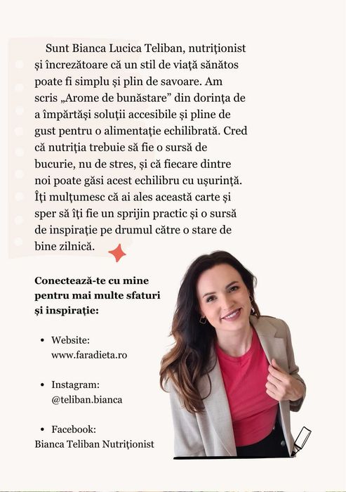 Arome de Bunăstare – Carte cu 60 rețete sub 500 calorii, slăbit simplu