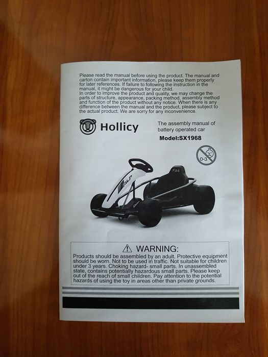 Kart electric pentru copii 6-11 ani HOLLICY SX1968