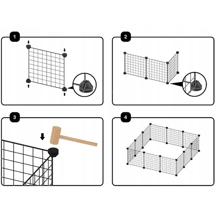Клетка - ограждение за котки, кучета, зайци и други домашни любимци.