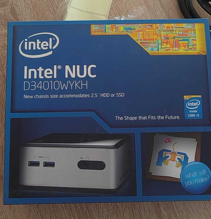 Intel NUC D34010WYK i3-4010U, DDR3 4GB, 120 GB SSD