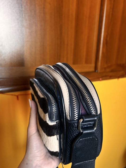 Дамска чантичка с естествен косъм