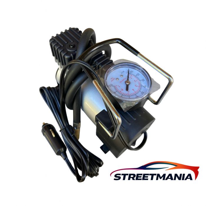 Въздушен компресор 12V за автомобил, колело, топки и дюшеци – 25 л/мин