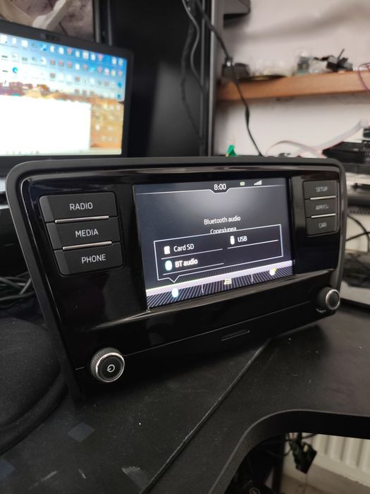 Radio Original Skoda Octavia 3 FL MIB2 SmartLink Android Auto Apple CarPlay Bluetooth 5E0035871D