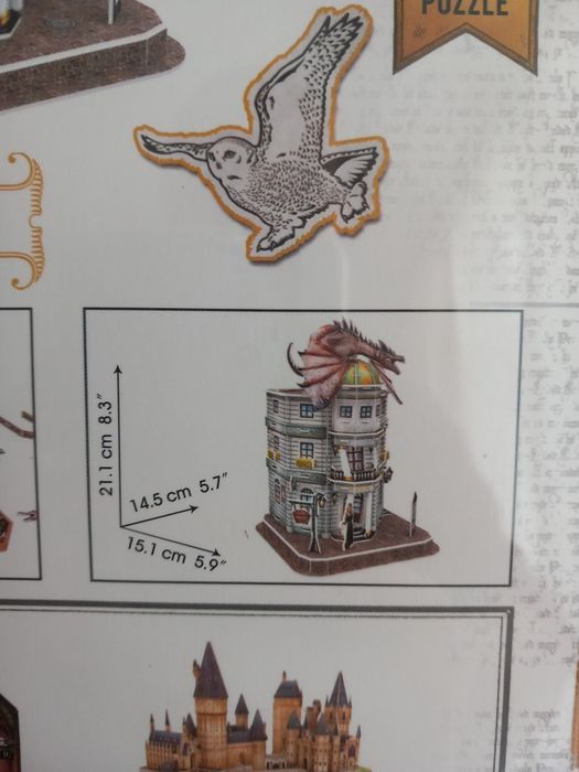 Puzzle 3D Harry Potter Banca Gringotts.